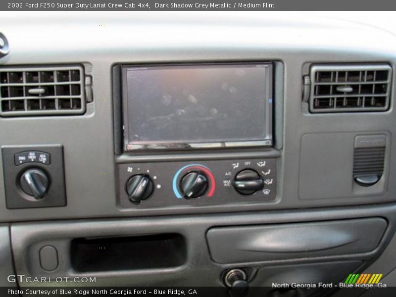 Dark Shadow Grey Metallic / Medium Flint 2002 Ford F250 Super Duty Lariat Crew Cab 4x4