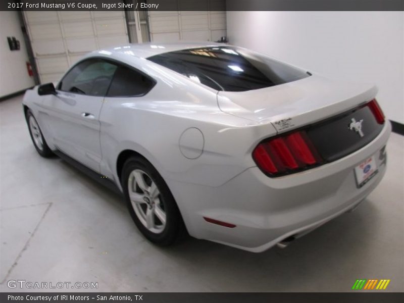 Ingot Silver / Ebony 2017 Ford Mustang V6 Coupe
