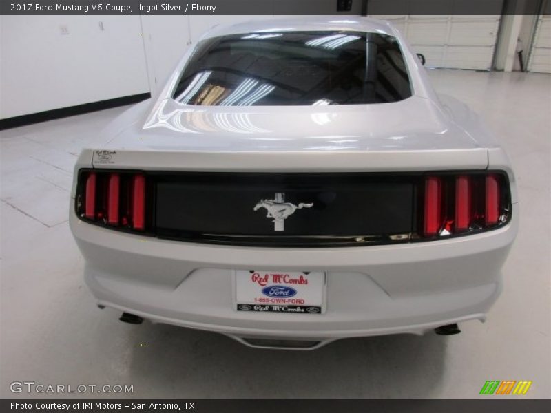 Ingot Silver / Ebony 2017 Ford Mustang V6 Coupe