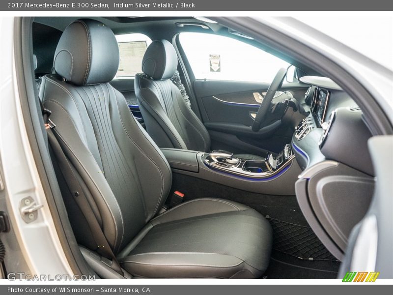 Iridium Silver Metallic / Black 2017 Mercedes-Benz E 300 Sedan