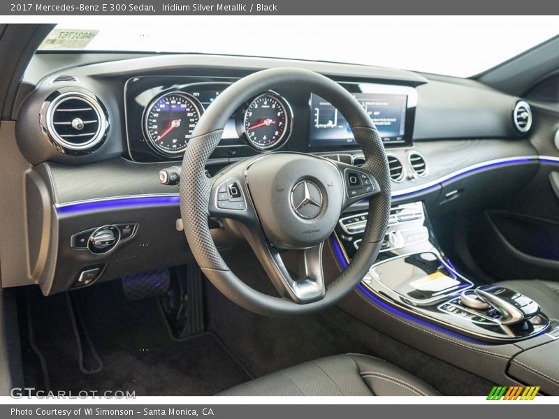 Iridium Silver Metallic / Black 2017 Mercedes-Benz E 300 Sedan