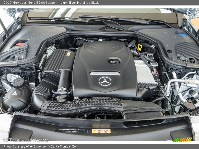 Iridium Silver Metallic / Black 2017 Mercedes-Benz E 300 Sedan