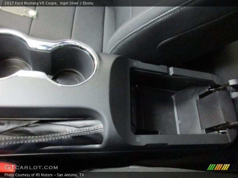 Ingot Silver / Ebony 2017 Ford Mustang V6 Coupe