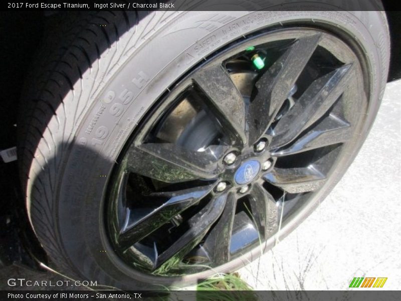 Ingot Silver / Charcoal Black 2017 Ford Escape Titanium
