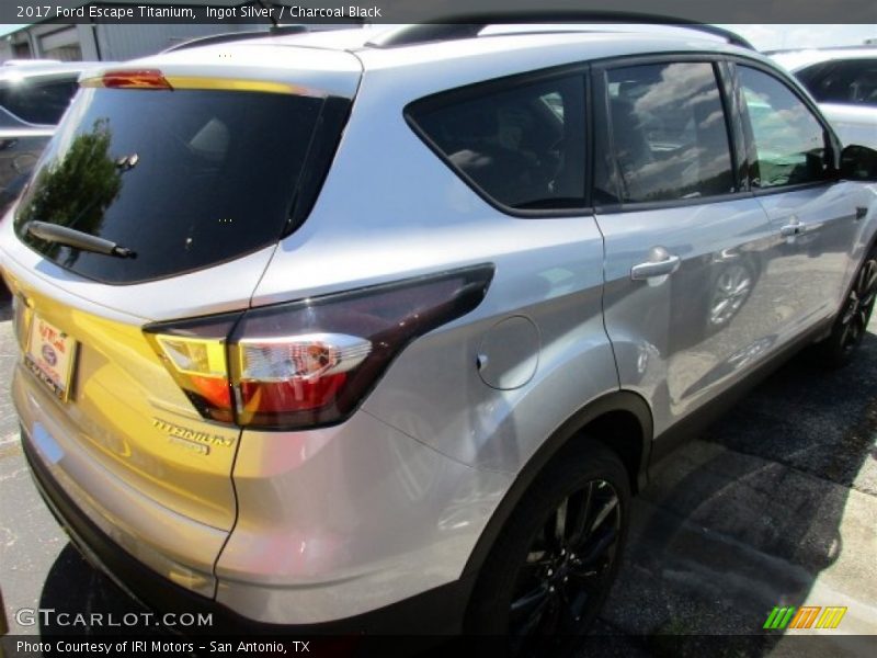 Ingot Silver / Charcoal Black 2017 Ford Escape Titanium