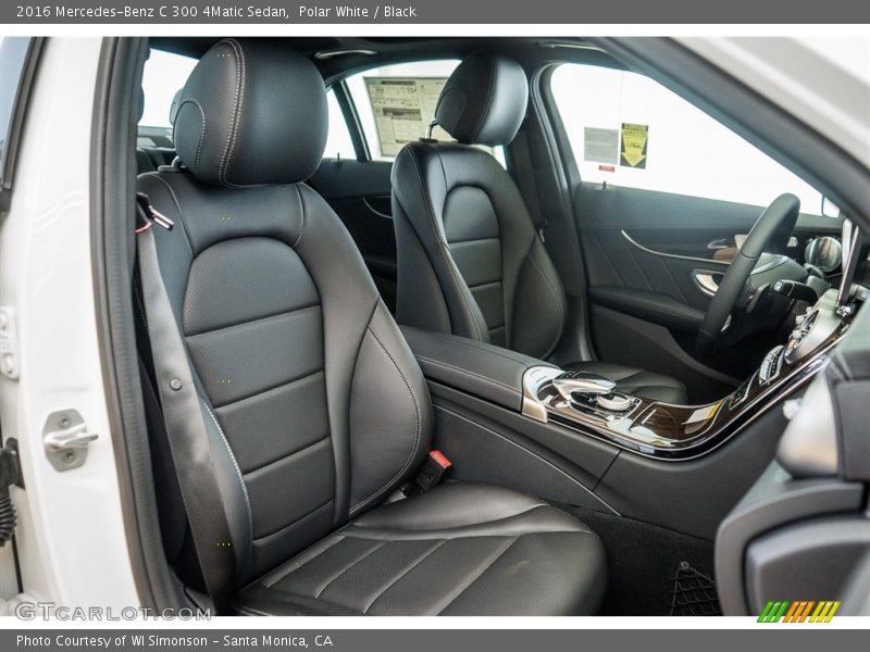 Polar White / Black 2016 Mercedes-Benz C 300 4Matic Sedan