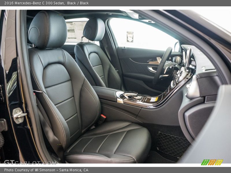 Black / Black 2016 Mercedes-Benz C 300 Sedan