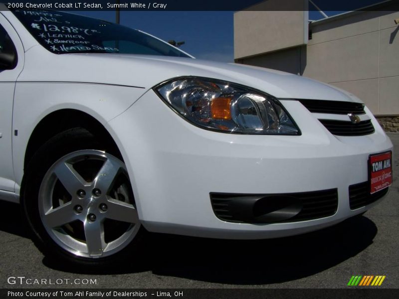 Summit White / Gray 2008 Chevrolet Cobalt LT Sedan