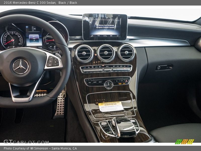 Black / Black 2016 Mercedes-Benz C 300 Sedan