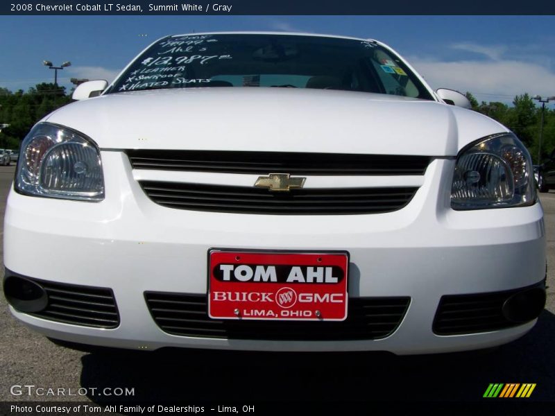 Summit White / Gray 2008 Chevrolet Cobalt LT Sedan