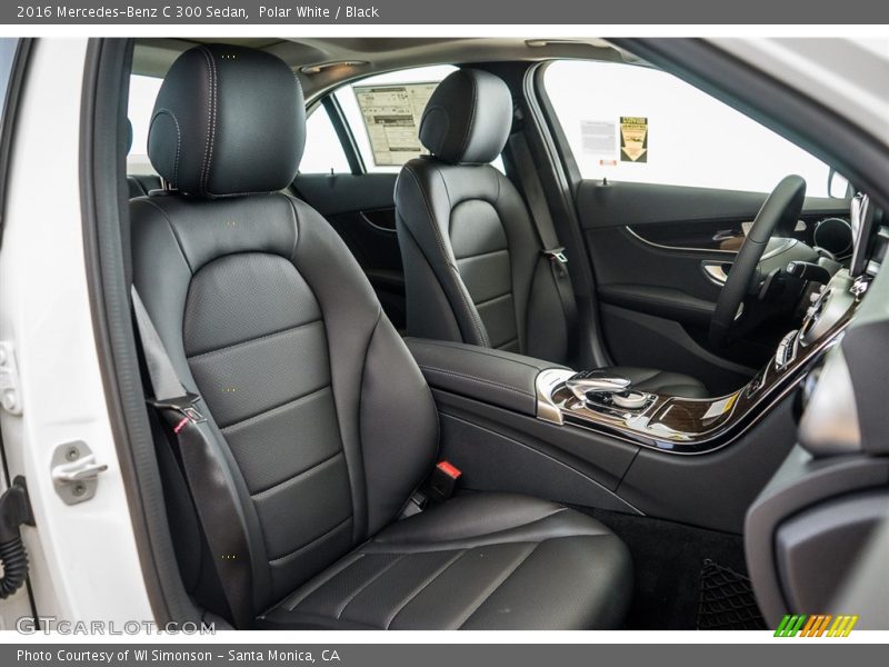 Polar White / Black 2016 Mercedes-Benz C 300 Sedan