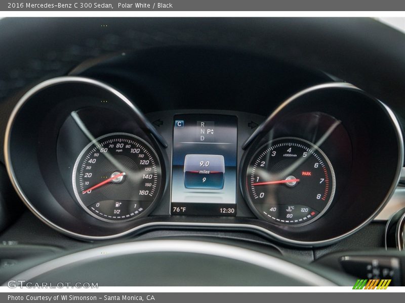 Polar White / Black 2016 Mercedes-Benz C 300 Sedan