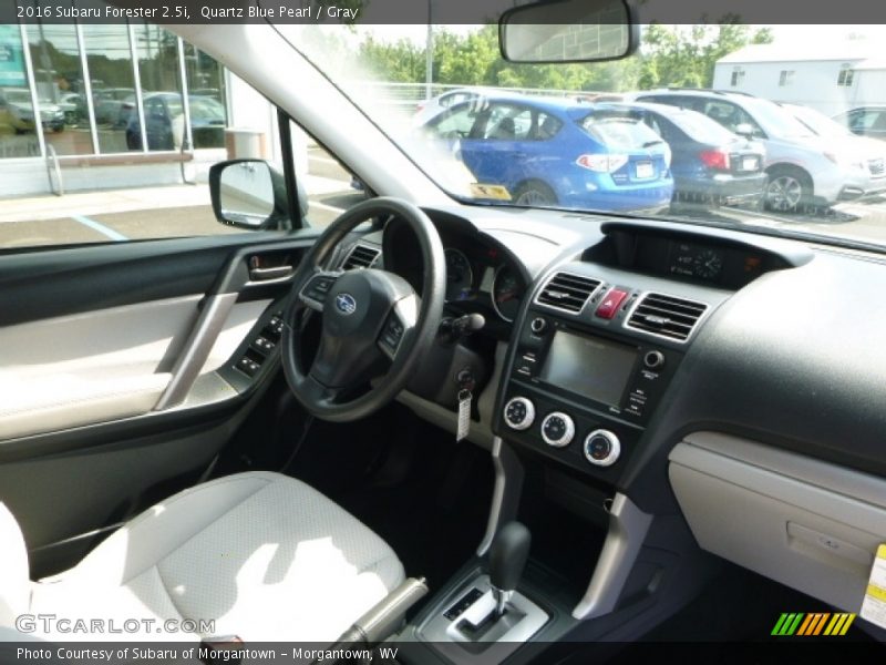 Quartz Blue Pearl / Gray 2016 Subaru Forester 2.5i