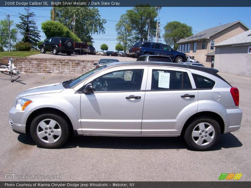 Bright Silver Metallic / Dark Slate Gray 2008 Dodge Caliber SE