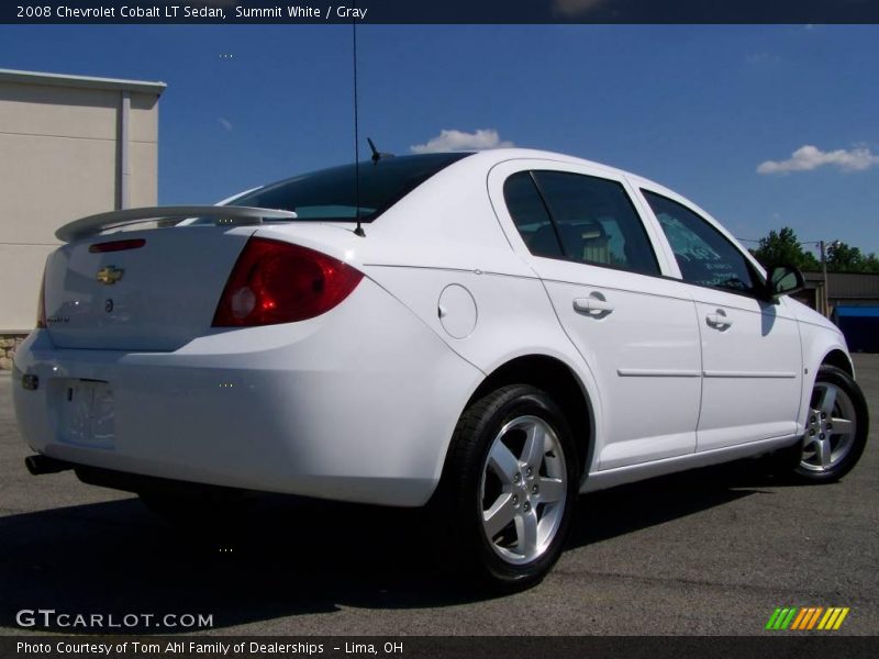 Summit White / Gray 2008 Chevrolet Cobalt LT Sedan
