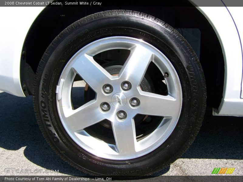 Summit White / Gray 2008 Chevrolet Cobalt LT Sedan