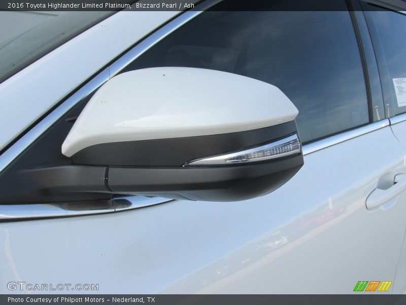 Blizzard Pearl / Ash 2016 Toyota Highlander Limited Platinum
