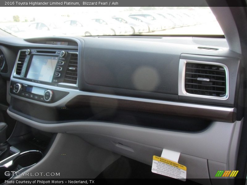 Blizzard Pearl / Ash 2016 Toyota Highlander Limited Platinum