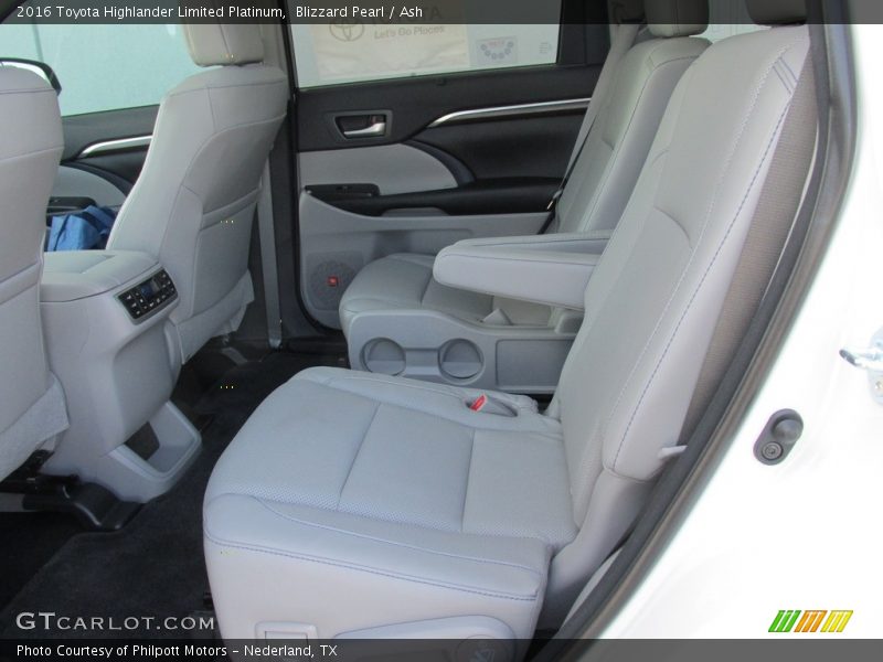 Blizzard Pearl / Ash 2016 Toyota Highlander Limited Platinum