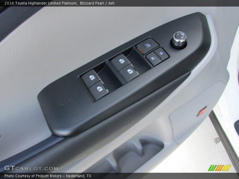 Blizzard Pearl / Ash 2016 Toyota Highlander Limited Platinum