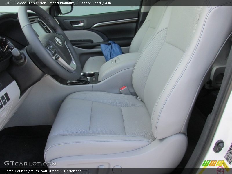 Blizzard Pearl / Ash 2016 Toyota Highlander Limited Platinum