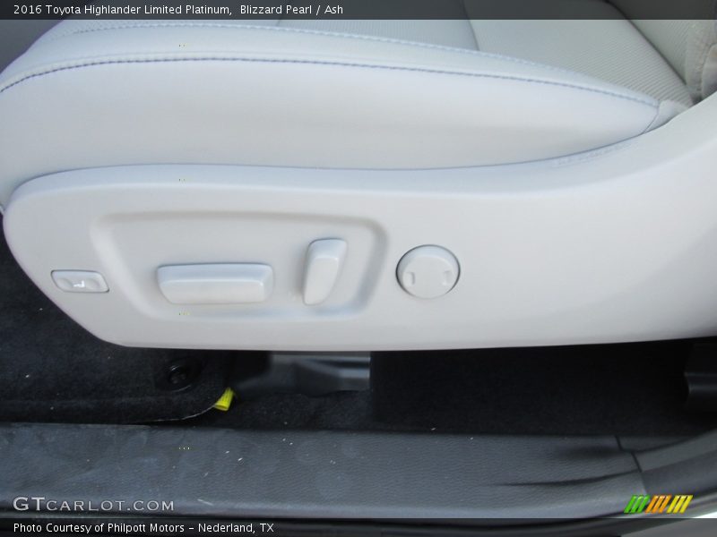 Blizzard Pearl / Ash 2016 Toyota Highlander Limited Platinum