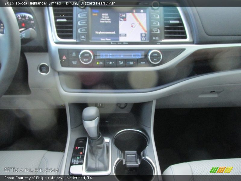 Blizzard Pearl / Ash 2016 Toyota Highlander Limited Platinum