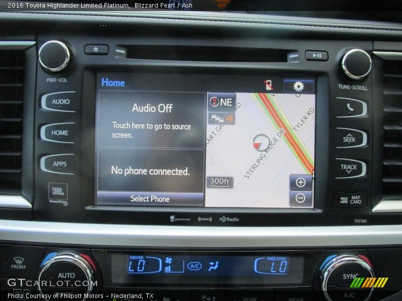 Blizzard Pearl / Ash 2016 Toyota Highlander Limited Platinum