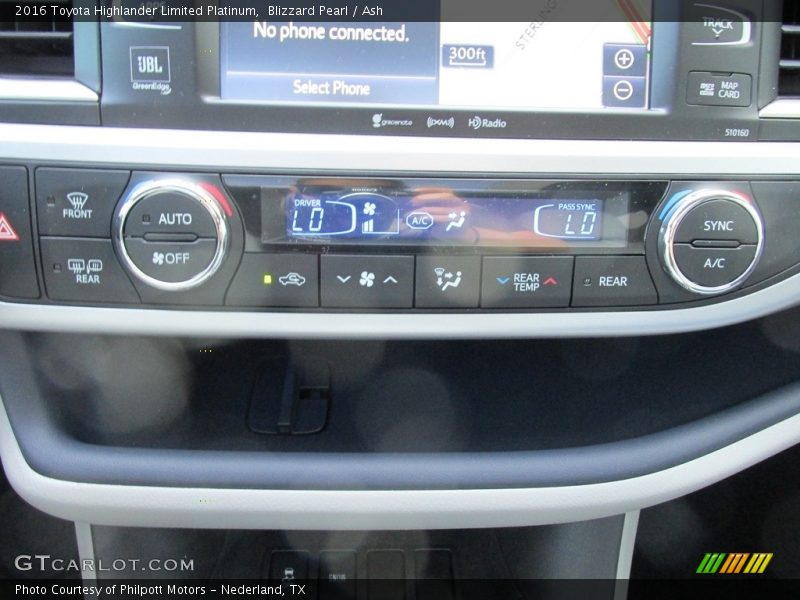 Blizzard Pearl / Ash 2016 Toyota Highlander Limited Platinum