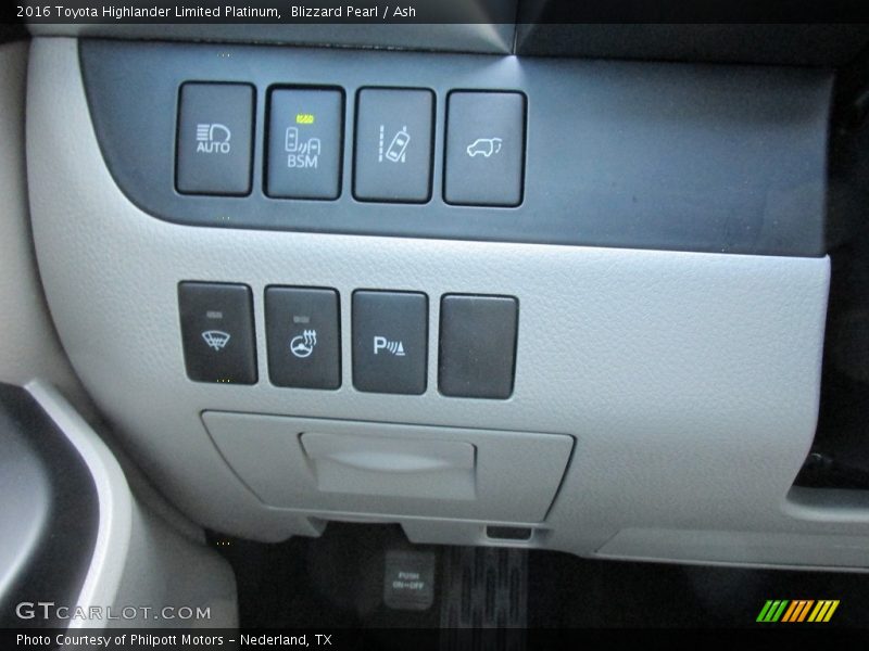 Blizzard Pearl / Ash 2016 Toyota Highlander Limited Platinum