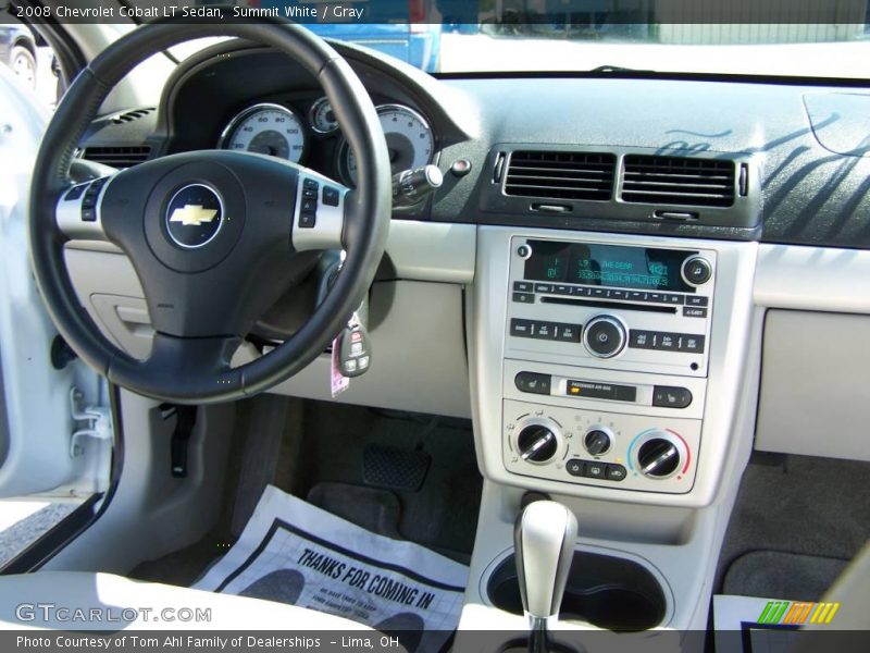 Summit White / Gray 2008 Chevrolet Cobalt LT Sedan
