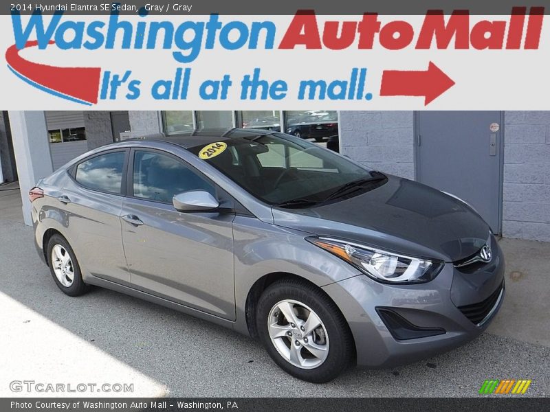 Gray / Gray 2014 Hyundai Elantra SE Sedan