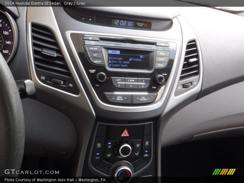 Gray / Gray 2014 Hyundai Elantra SE Sedan