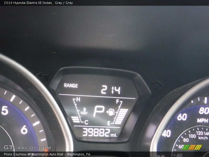 Gray / Gray 2014 Hyundai Elantra SE Sedan