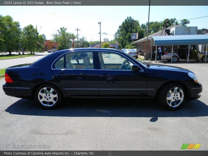Blue Onyx Pearl / Ivory 2003 Lexus LS 430 Sedan