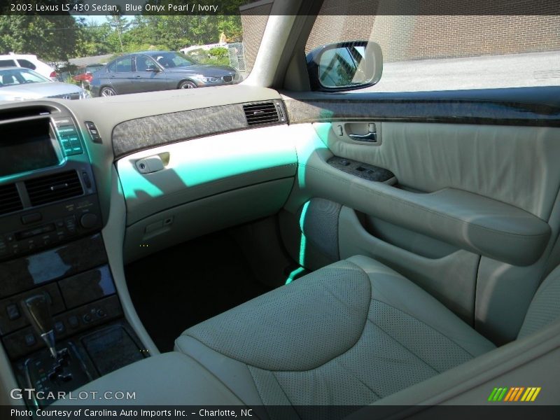 Blue Onyx Pearl / Ivory 2003 Lexus LS 430 Sedan
