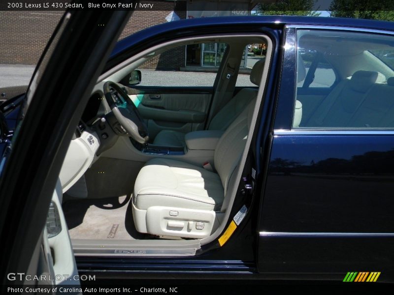 Blue Onyx Pearl / Ivory 2003 Lexus LS 430 Sedan