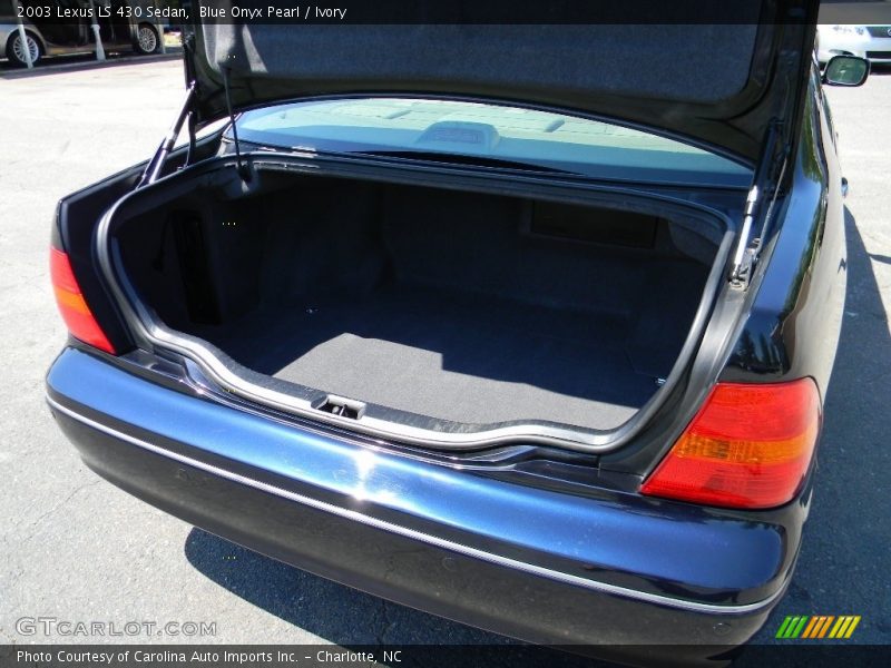 Blue Onyx Pearl / Ivory 2003 Lexus LS 430 Sedan