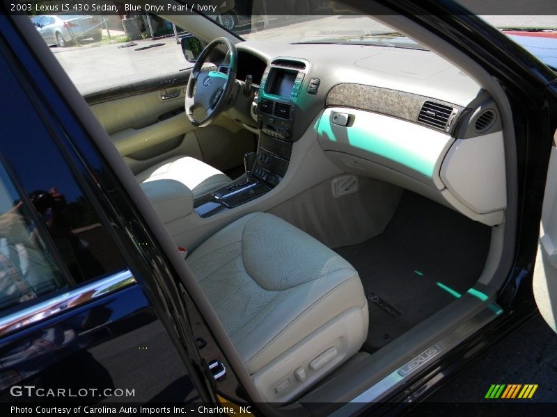 Blue Onyx Pearl / Ivory 2003 Lexus LS 430 Sedan