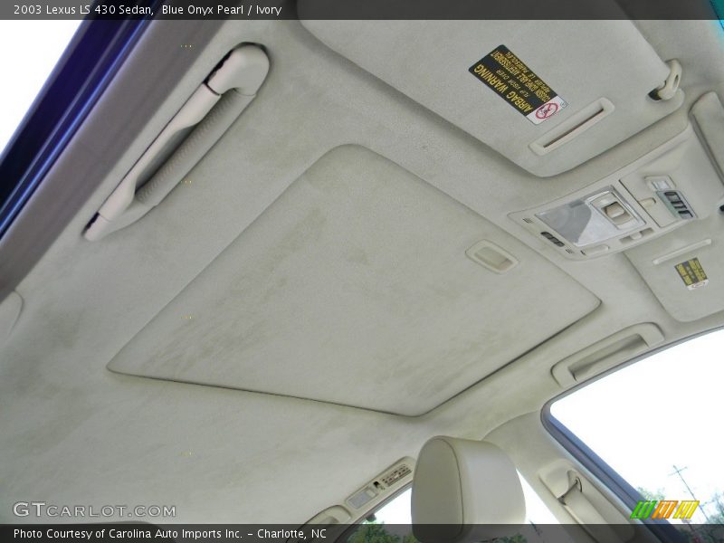 Blue Onyx Pearl / Ivory 2003 Lexus LS 430 Sedan