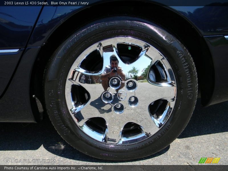Blue Onyx Pearl / Ivory 2003 Lexus LS 430 Sedan