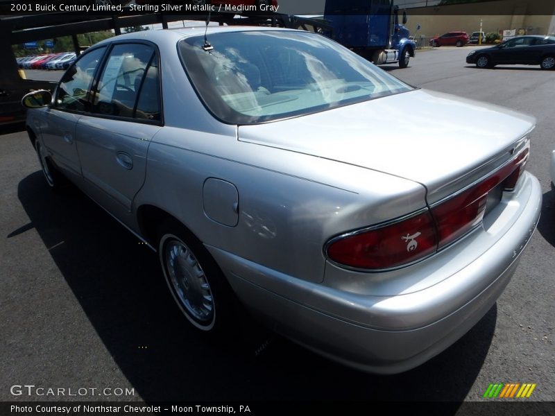 Sterling Silver Metallic / Medium Gray 2001 Buick Century Limited