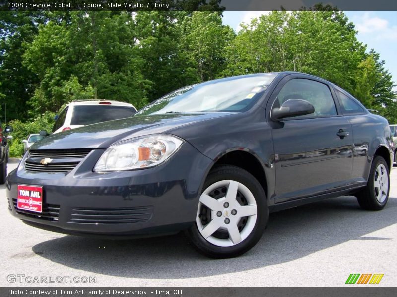 Slate Metallic / Ebony 2008 Chevrolet Cobalt LT Coupe