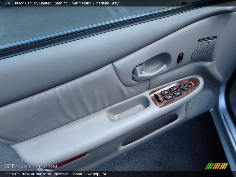 Sterling Silver Metallic / Medium Gray 2001 Buick Century Limited