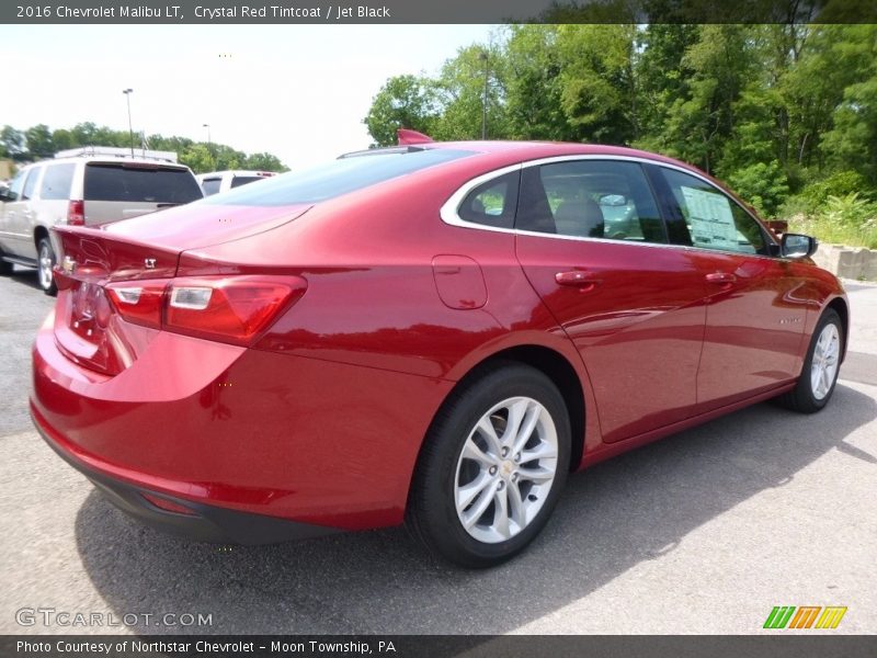 Crystal Red Tintcoat / Jet Black 2016 Chevrolet Malibu LT