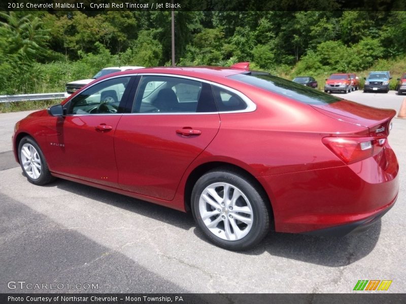 Crystal Red Tintcoat / Jet Black 2016 Chevrolet Malibu LT