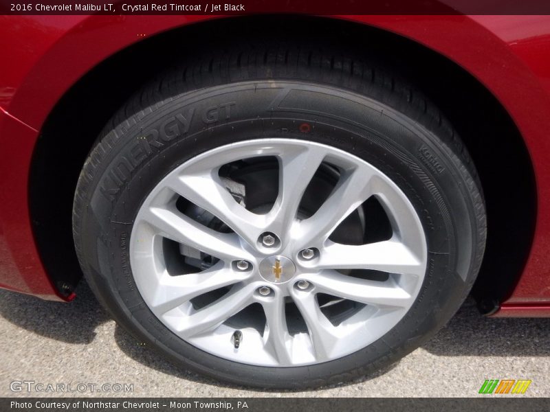 Crystal Red Tintcoat / Jet Black 2016 Chevrolet Malibu LT