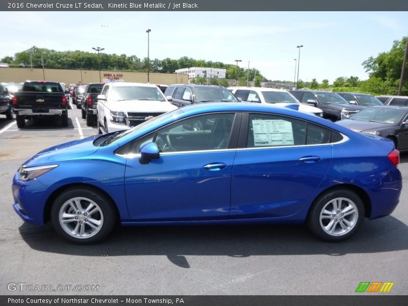 Kinetic Blue Metallic / Jet Black 2016 Chevrolet Cruze LT Sedan