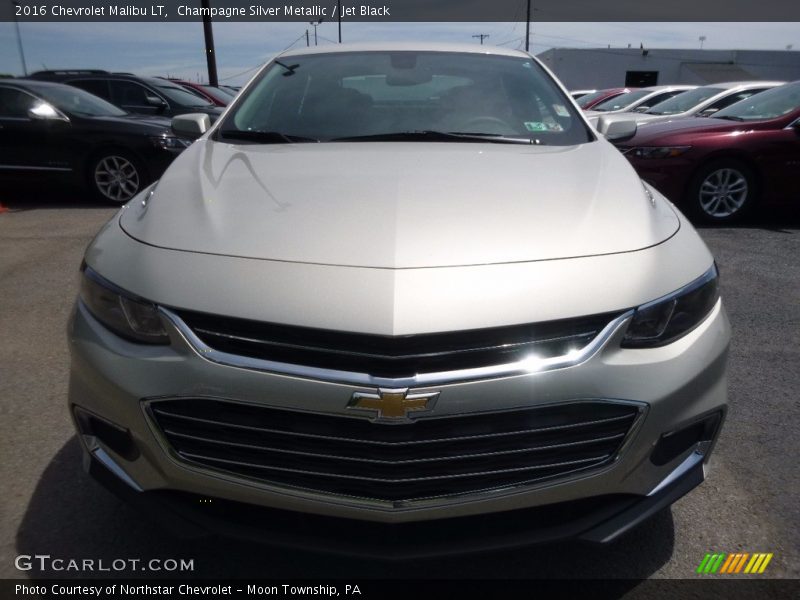 Champagne Silver Metallic / Jet Black 2016 Chevrolet Malibu LT