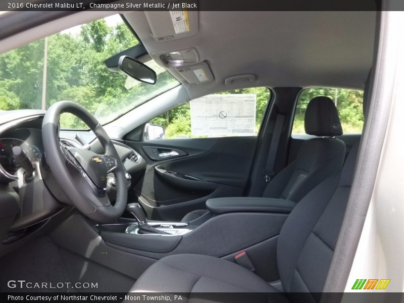 Champagne Silver Metallic / Jet Black 2016 Chevrolet Malibu LT